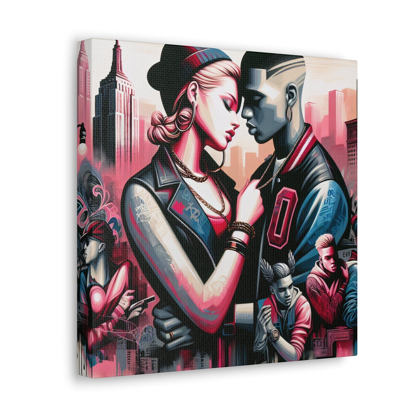 Urban Visions: A Contemporary Canvas - Canvas - Authentic4Us