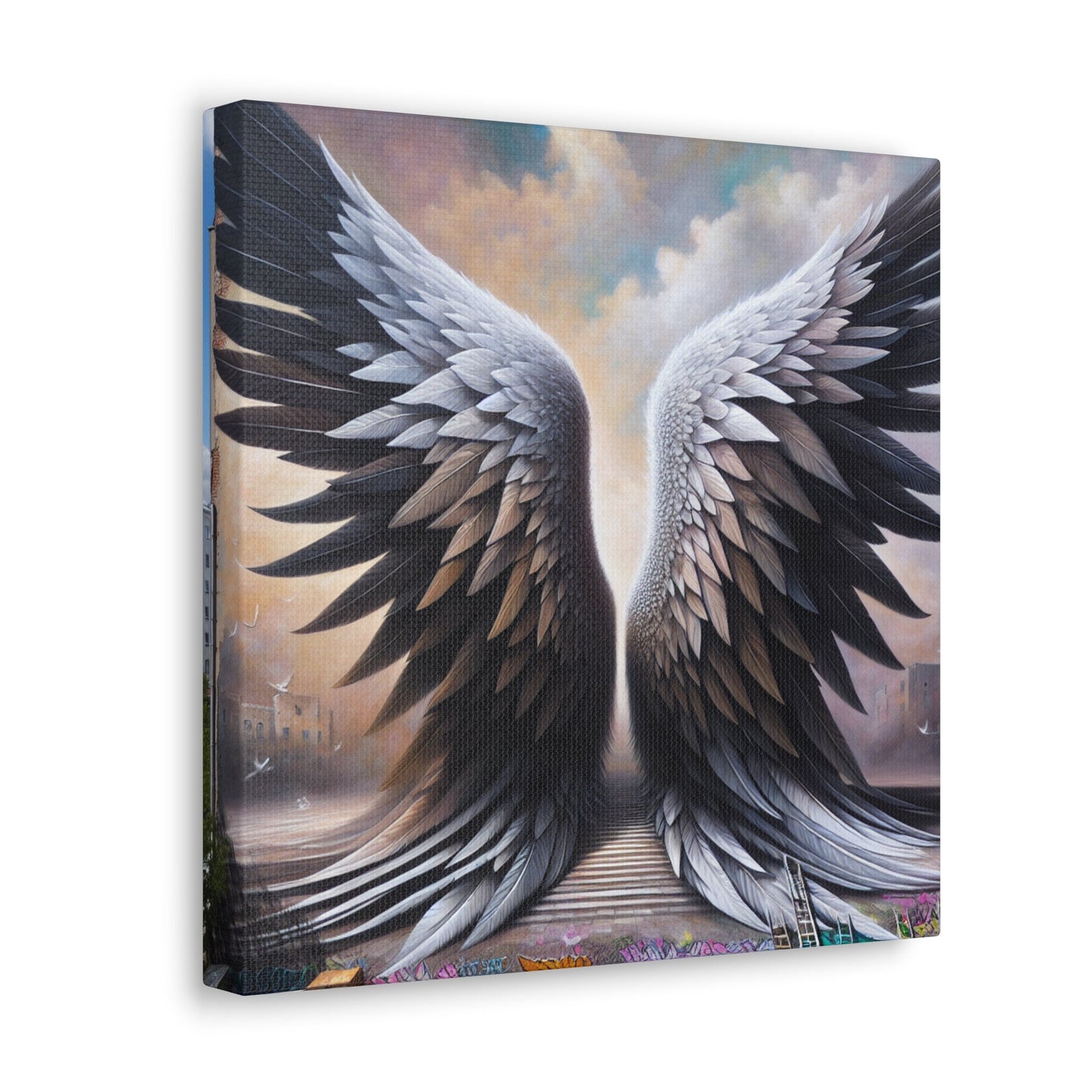 "Urban Wingscape" - Canvas - Authentic4Us