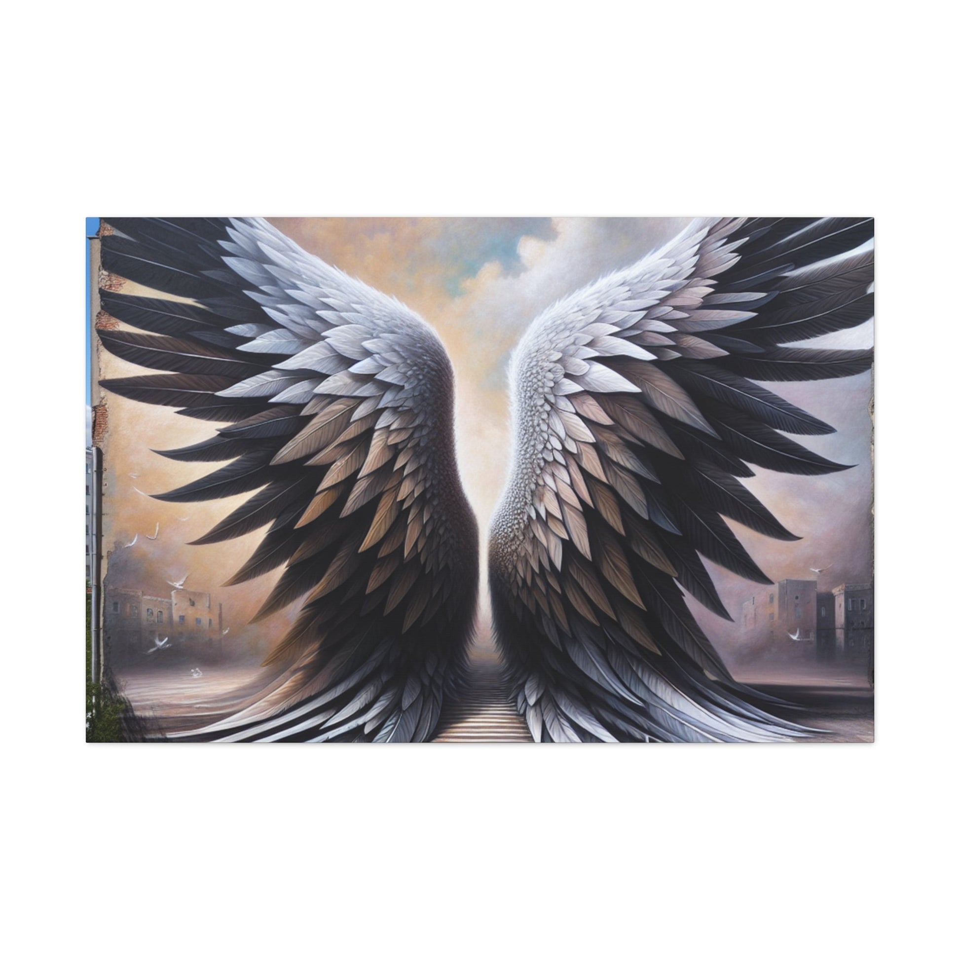 "Urban Wingscape" - Canvas - Authentic4Us