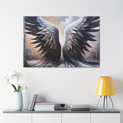 "Urban Wingscape" - Canvas - Authentic4Us