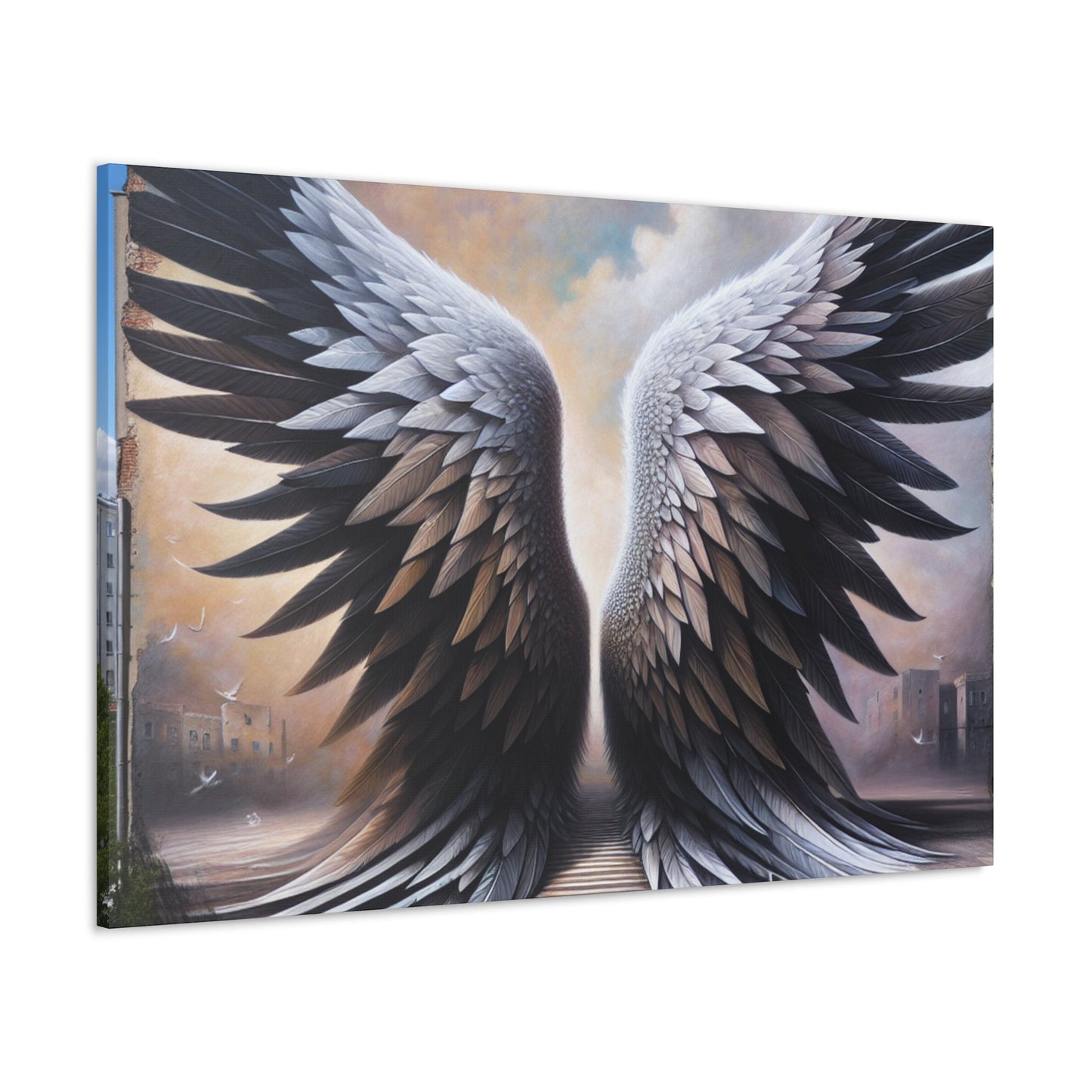 "Urban Wingscape" - Canvas - Authentic4Us