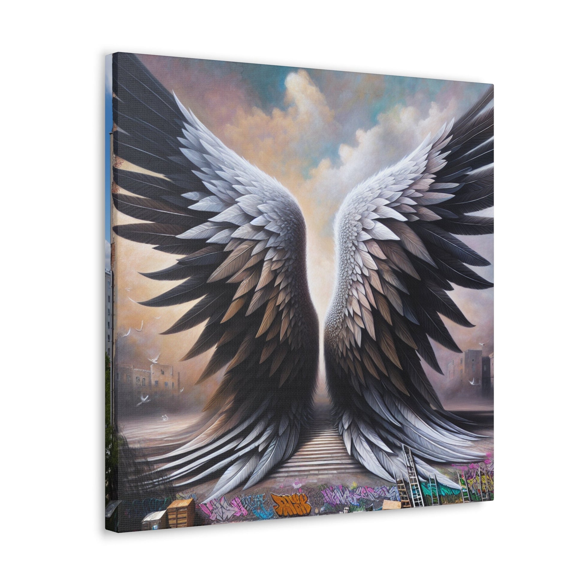 "Urban Wingscape" - Canvas - Authentic4Us