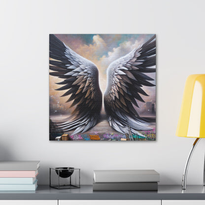 "Urban Wingscape" - Canvas - Authentic4Us