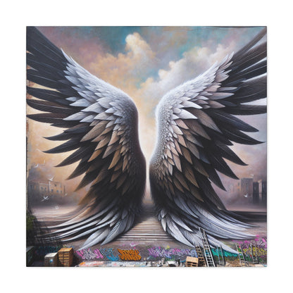 "Urban Wingscape" - Canvas - Authentic4Us