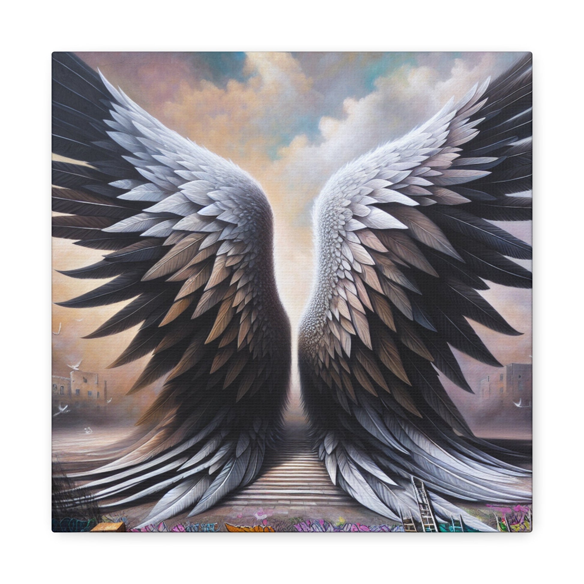 "Urban Wingscape" - Canvas - Authentic4Us