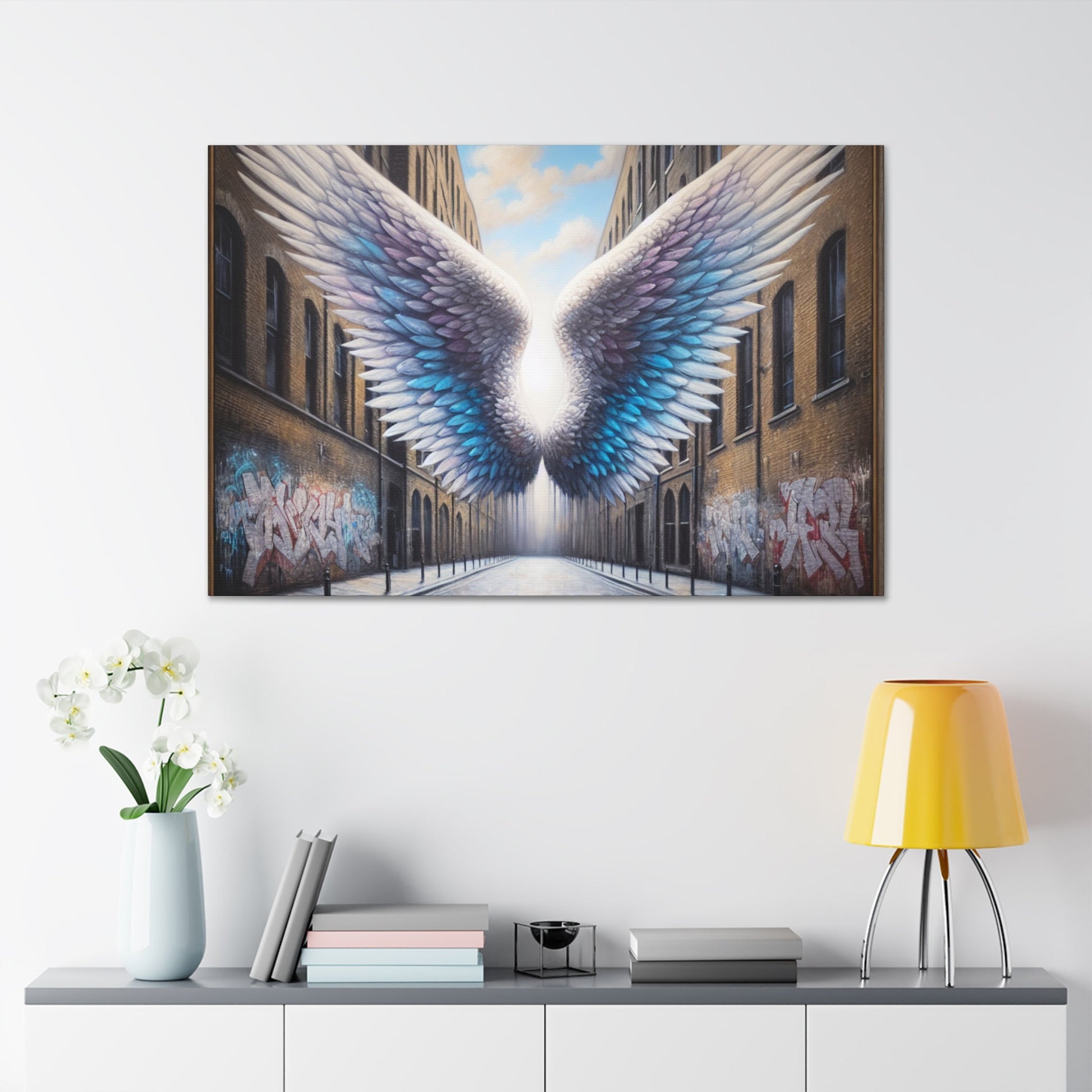 "Urban Wingscape" - Canvas - Authentic4Us