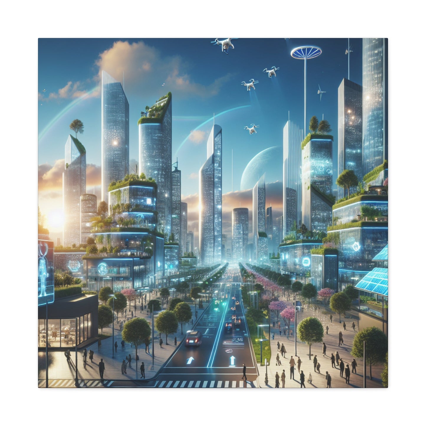 "Utopia: Earth 2.0" - Canvas - Authentic4Us