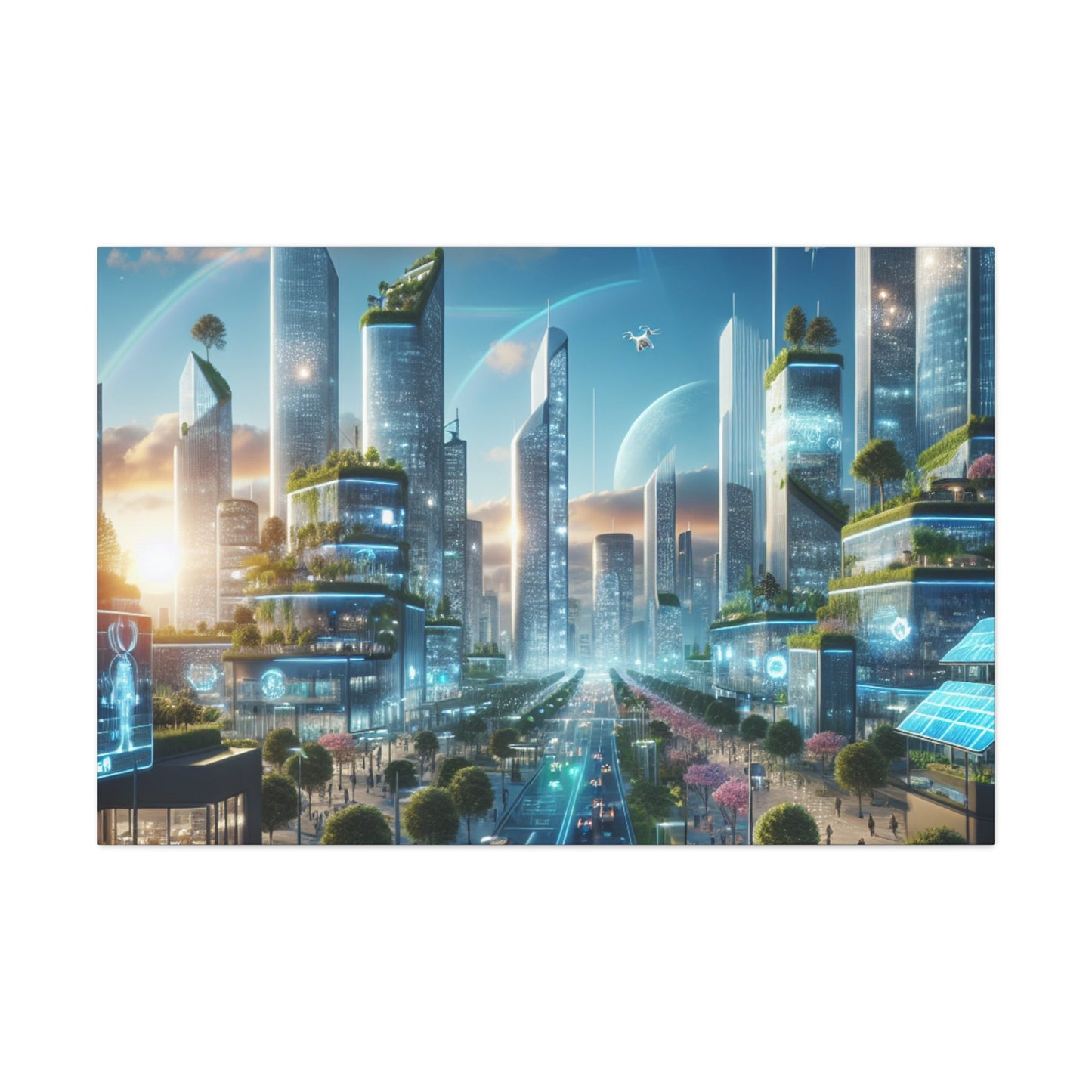 "Utopia: Earth 2.0" - Canvas - Authentic4Us