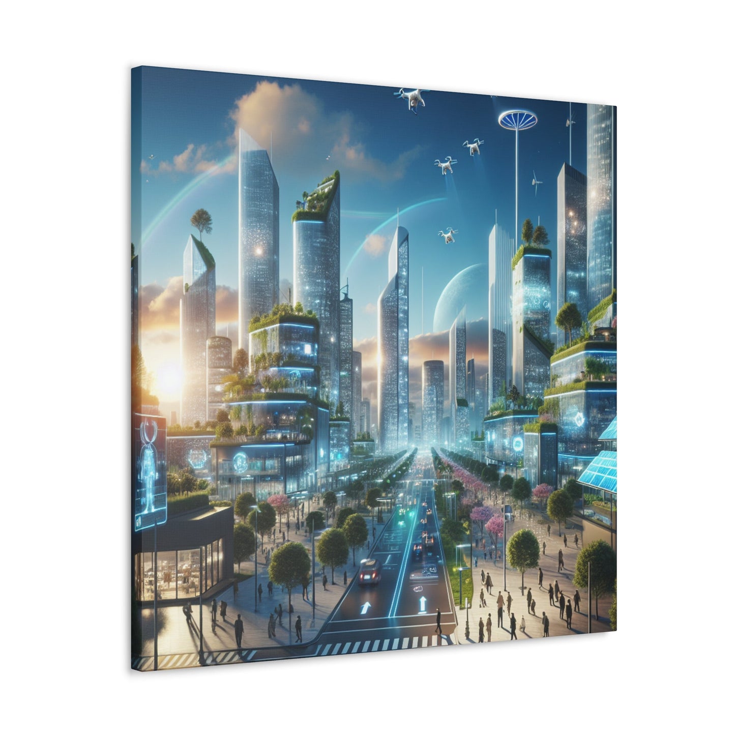 "Utopia: Earth 2.0" - Canvas - Authentic4Us