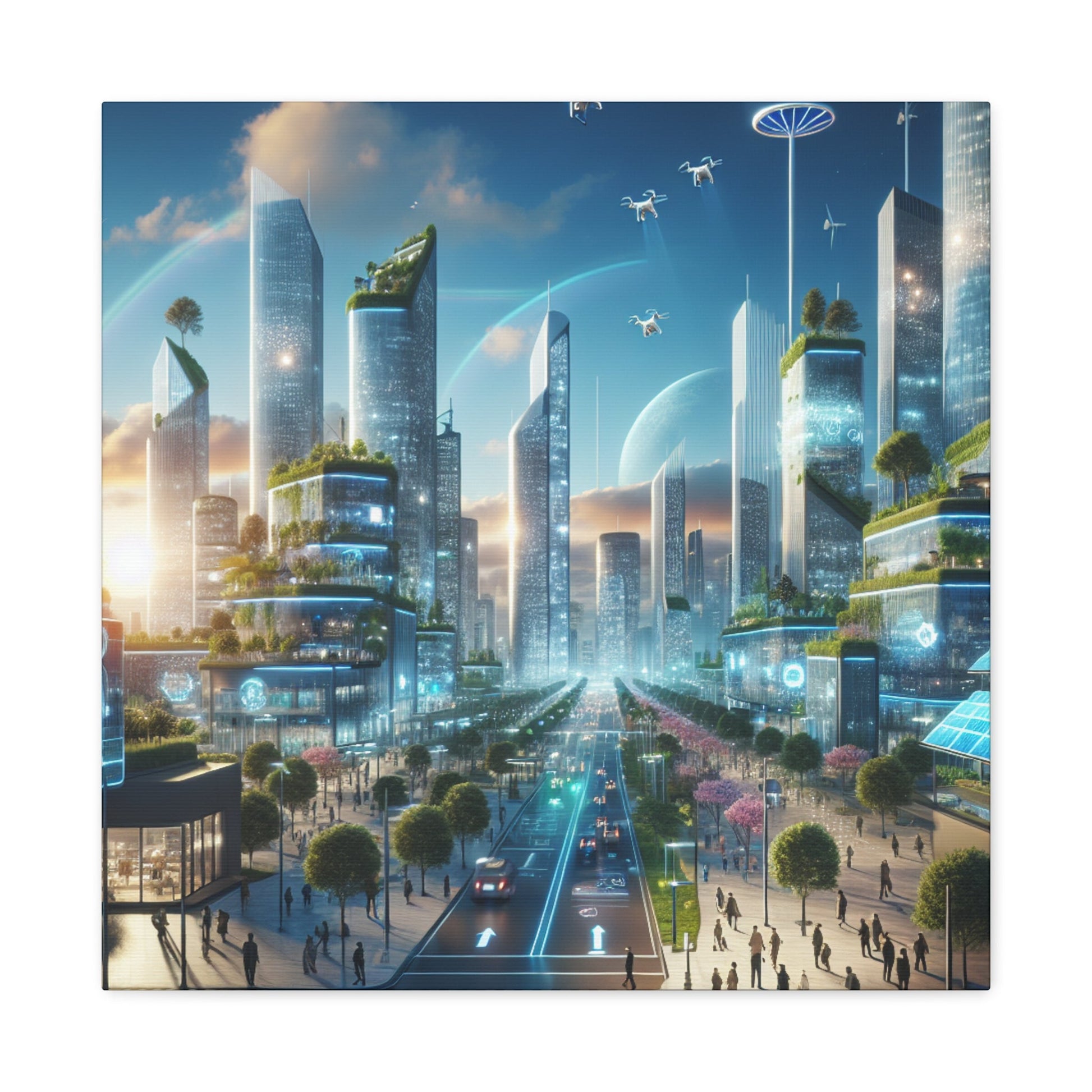 "Utopia: Earth 2.0" - Canvas - Authentic4Us