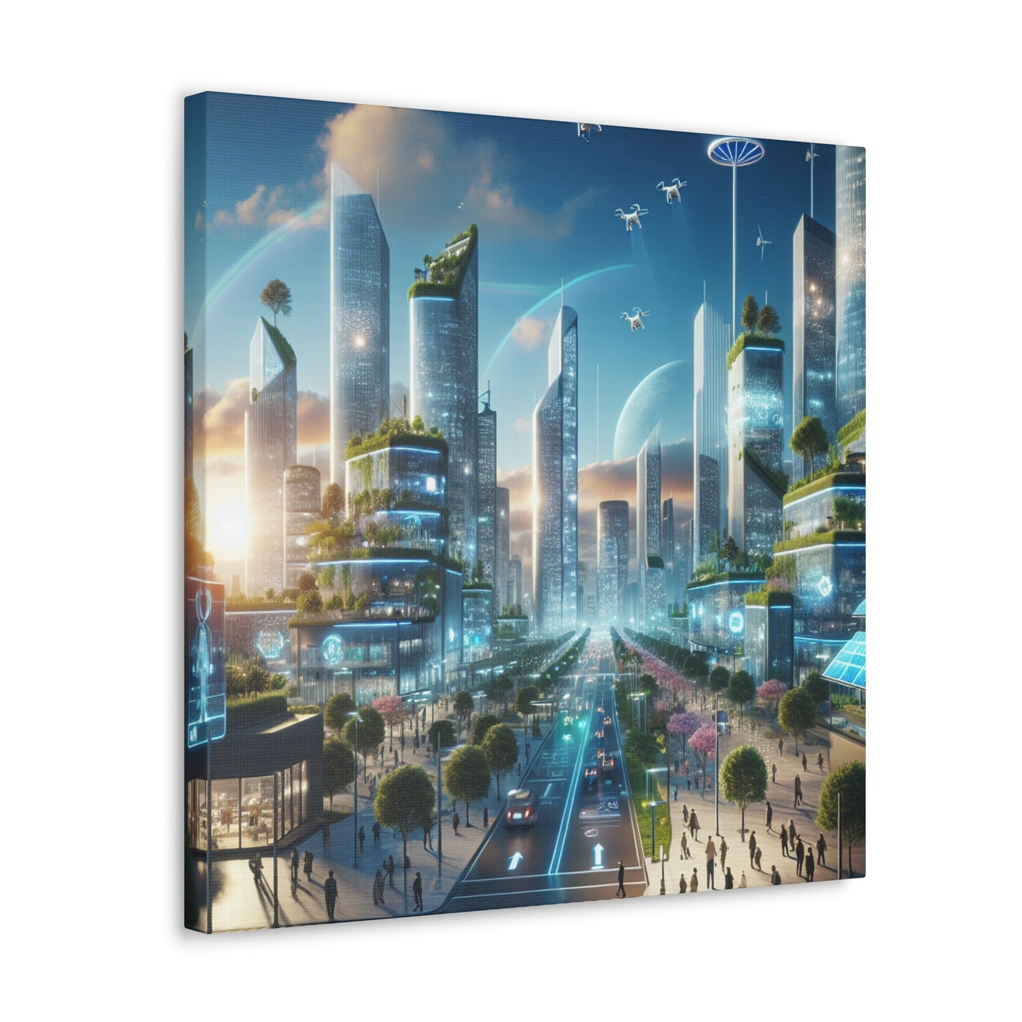 "Utopia: Earth 2.0" - Canvas - Authentic4Us