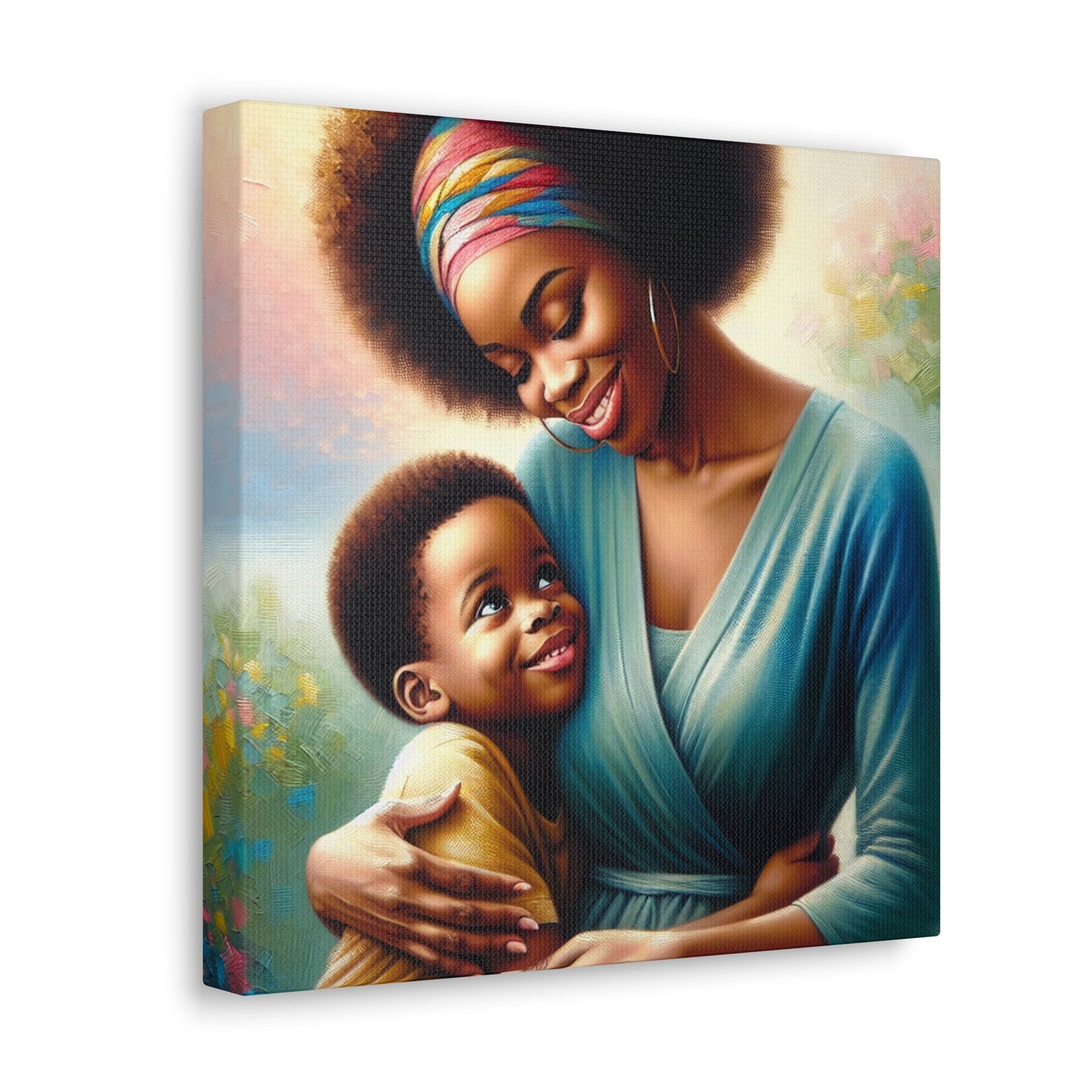 "Vibrant Bond: A Mother's Love" - Canvas - Authentic4Us