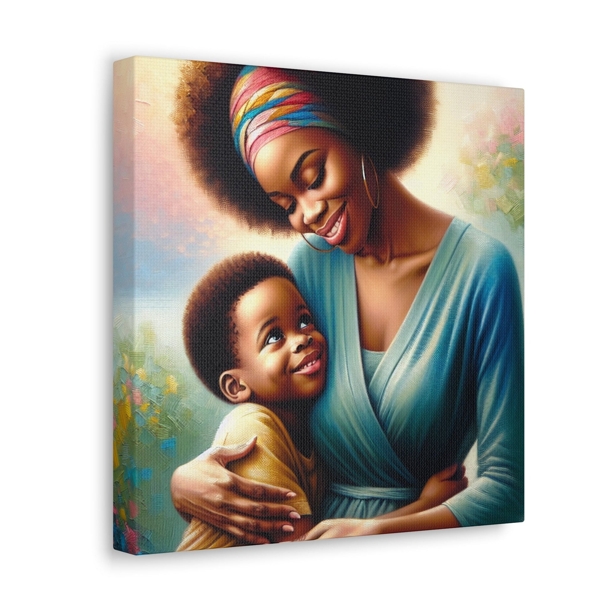 "Vibrant Bond: A Mother's Love" - Canvas - Authentic4Us