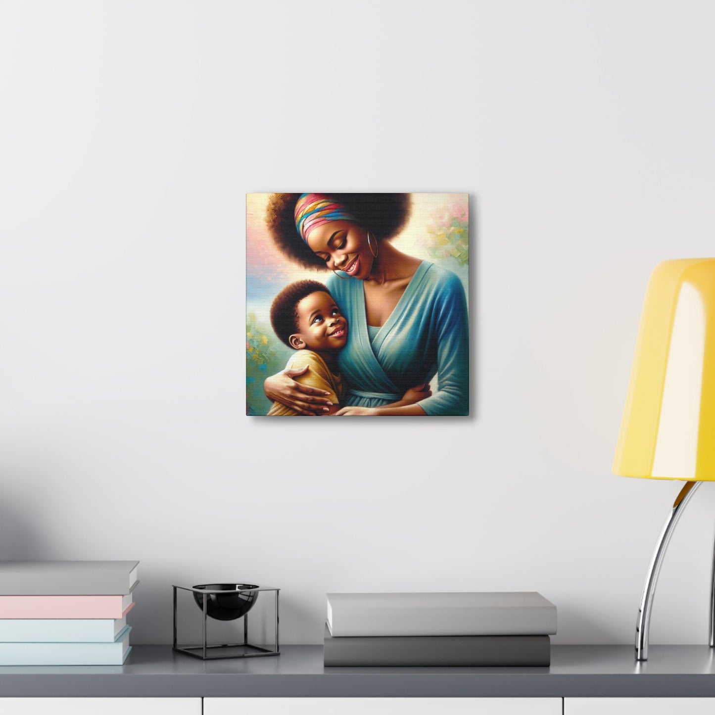 "Vibrant Bond: A Mother's Love" - Canvas - Authentic4Us