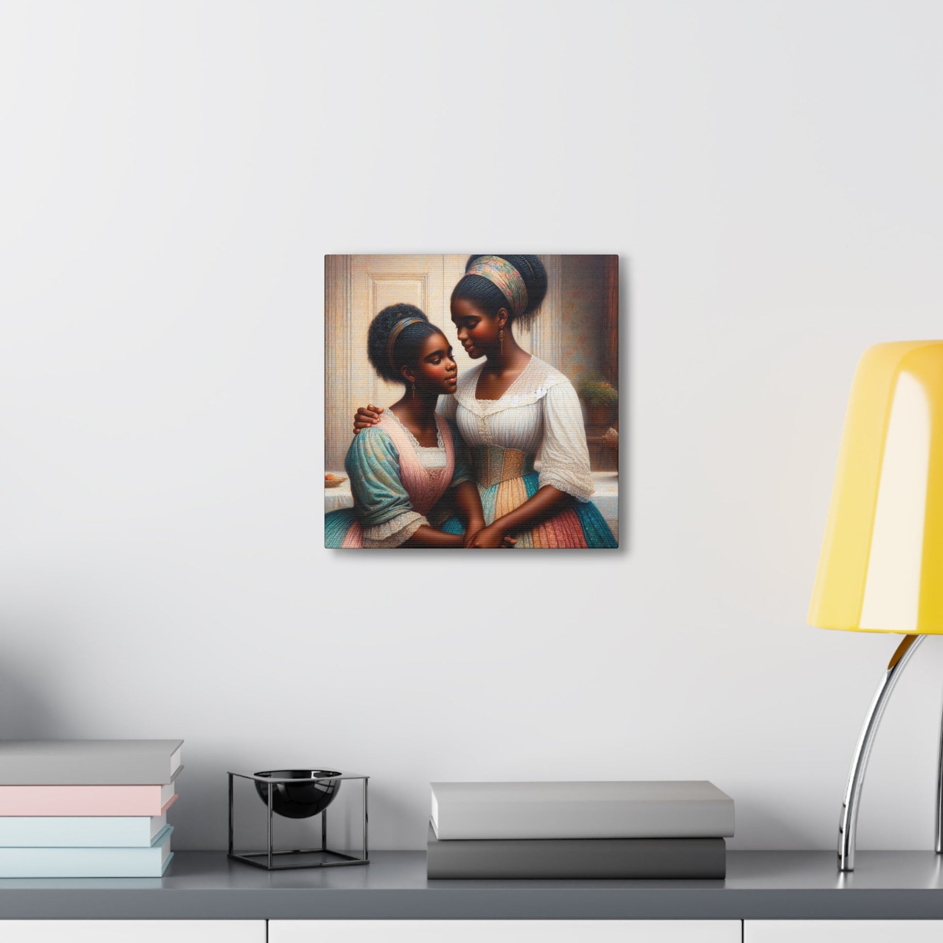 "Whispered Sisters: A Serene Bond" - Canvas - Authentic4Us