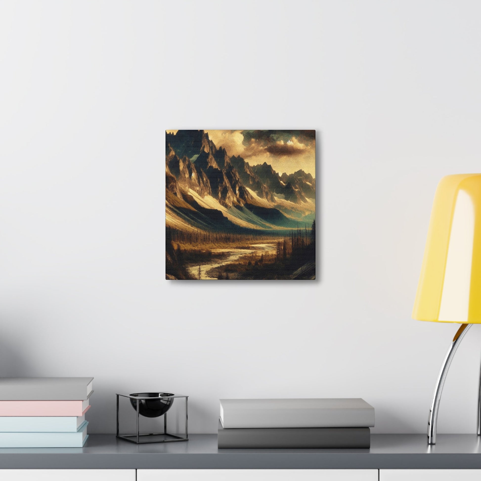 "Wild Majesty: Mountain Landscape" - Canvas - Authentic4Us