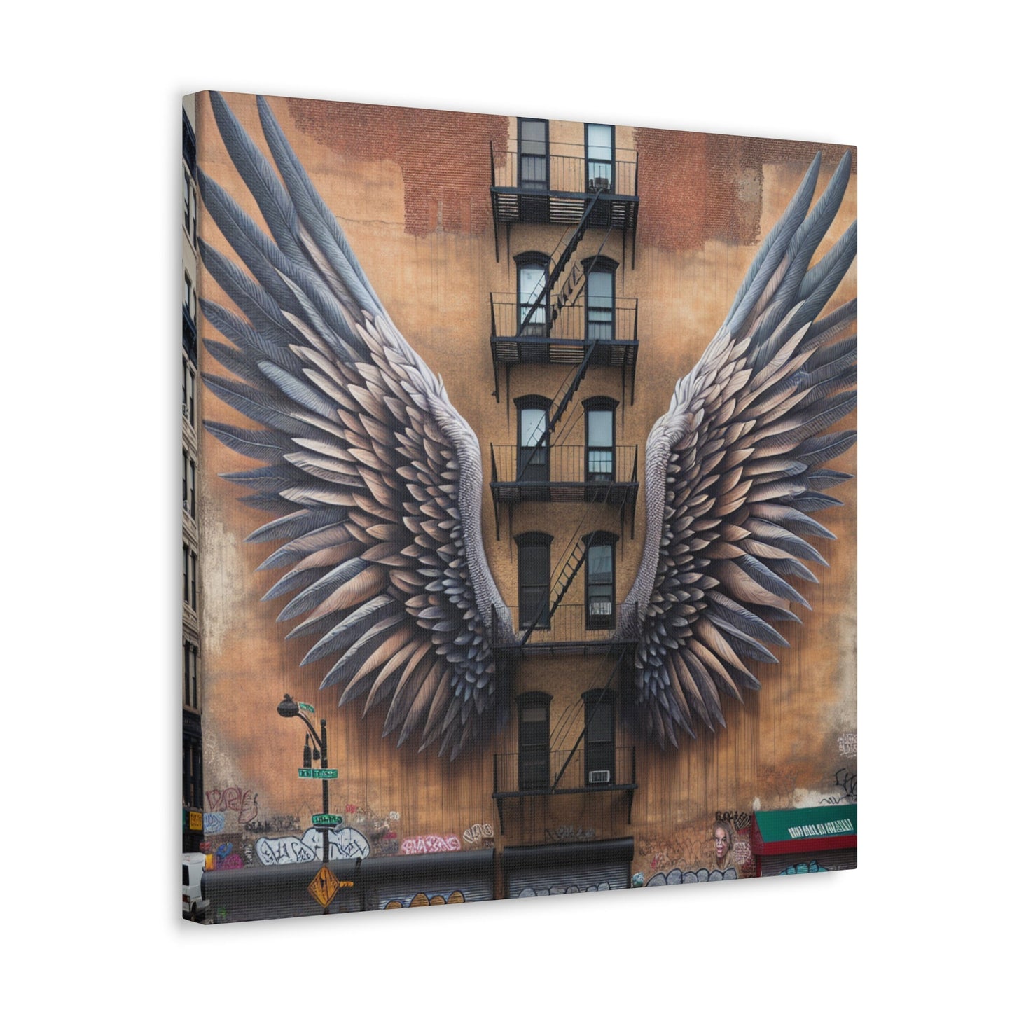 "Wings of Urban Elevation" - Canvas - Authentic4Us