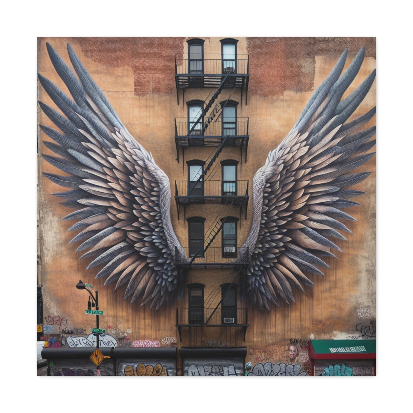 "Wings of Urban Elevation" - Canvas - Authentic4Us