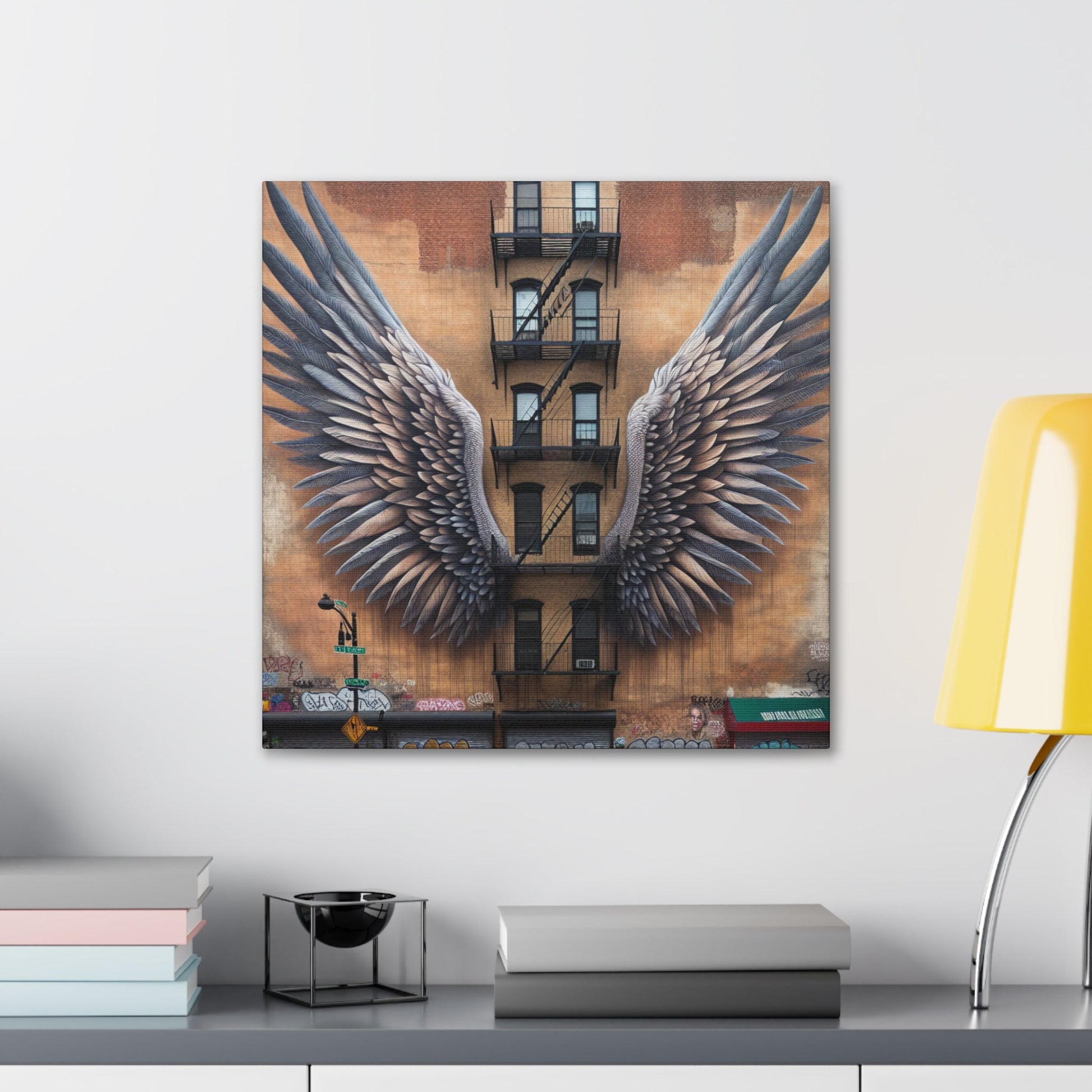 "Wings of Urban Elevation" - Canvas - Authentic4Us