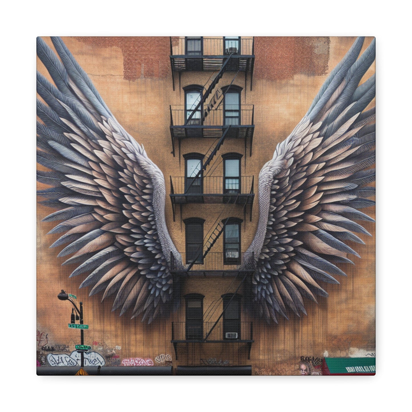 "Wings of Urban Elevation" - Canvas - Authentic4Us