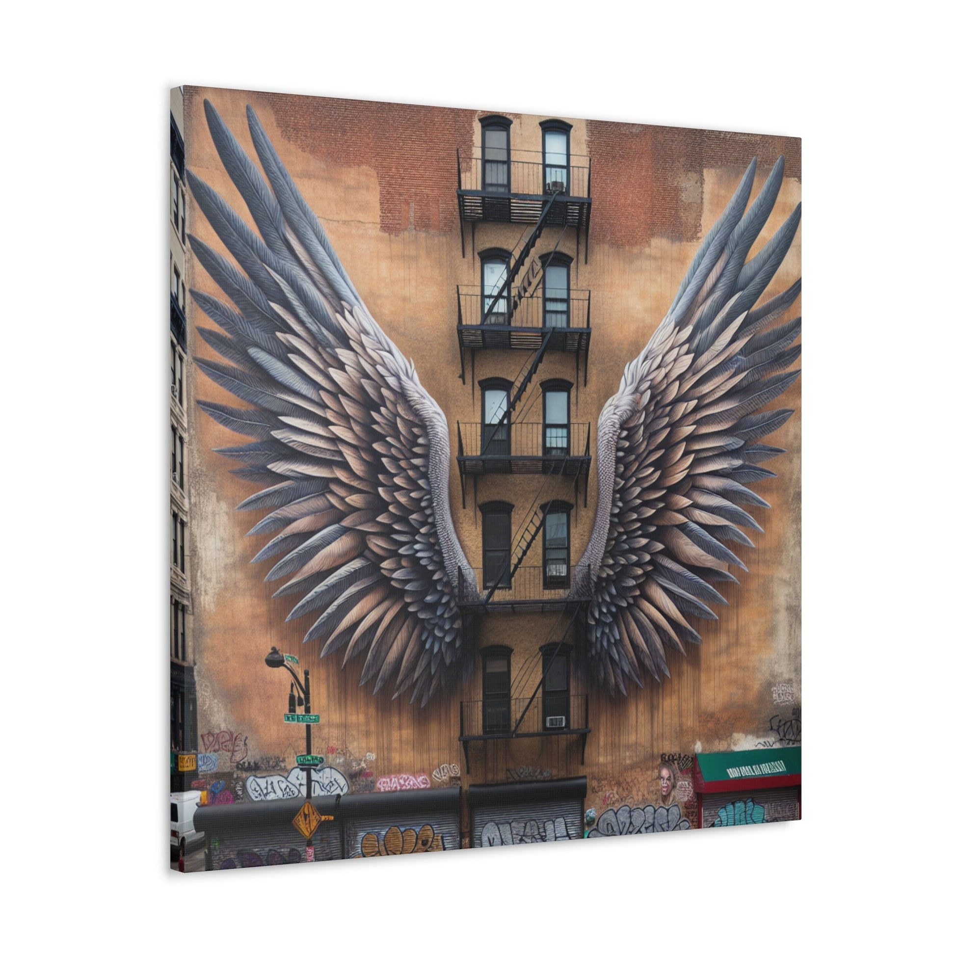 "Wings of Urban Elevation" - Canvas - Authentic4Us