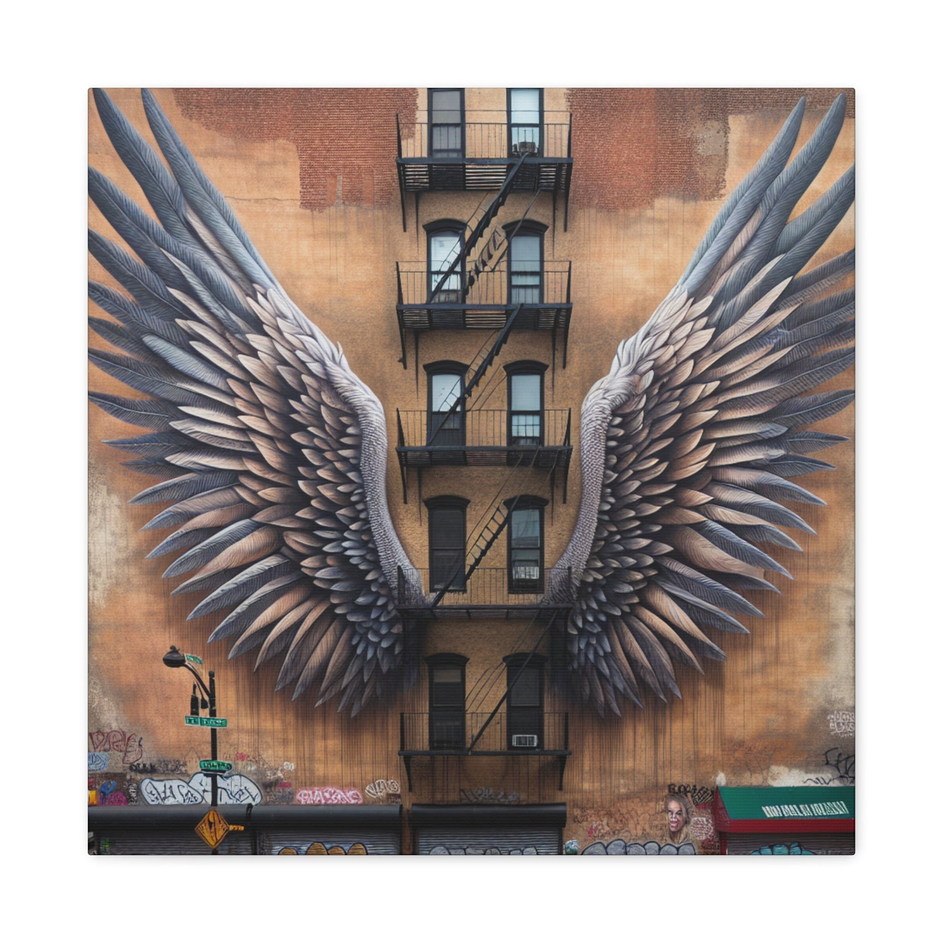 "Wings of Urban Elevation" - Canvas - Authentic4Us