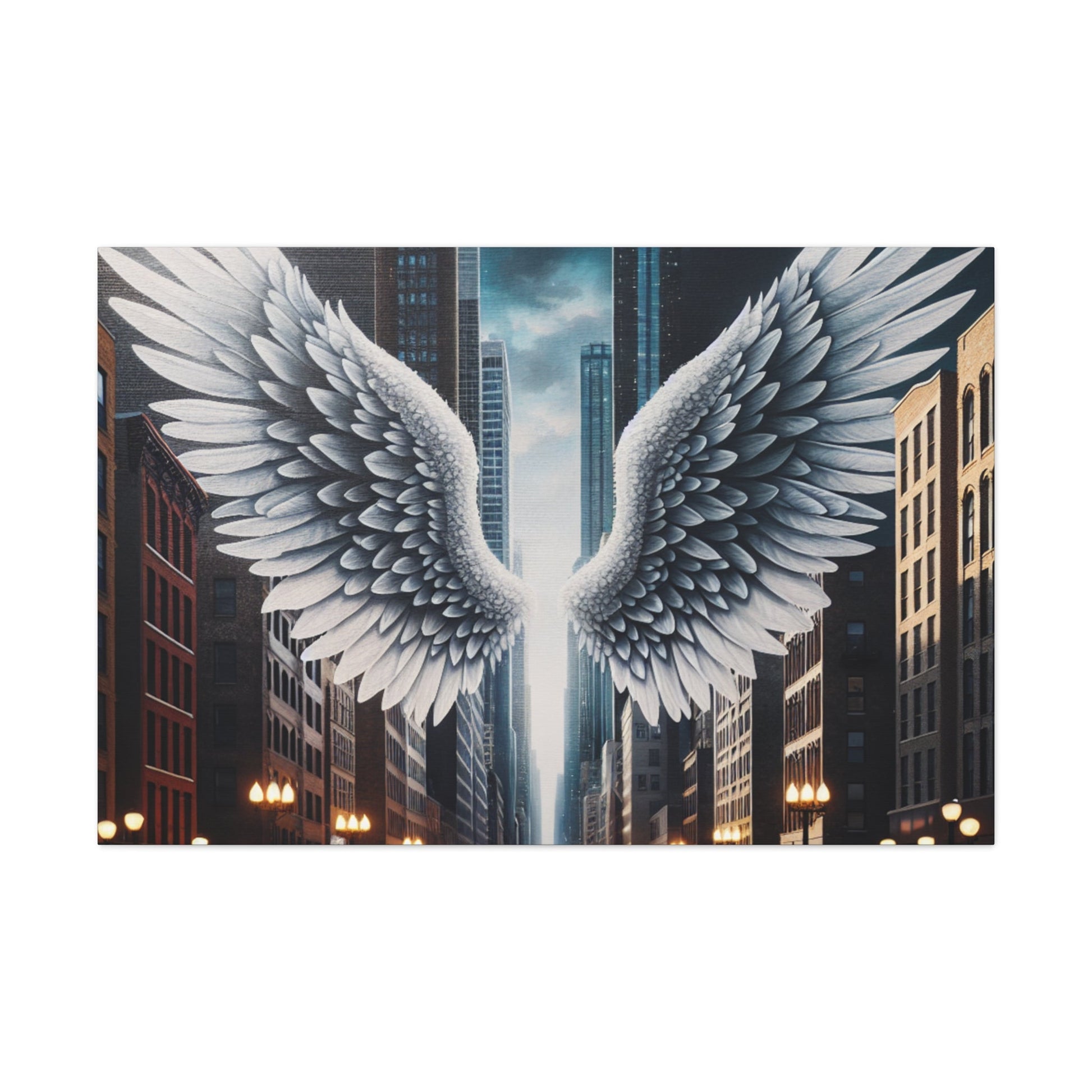 "Wings of Urban Enchantment" - Canvas - Authentic4Us