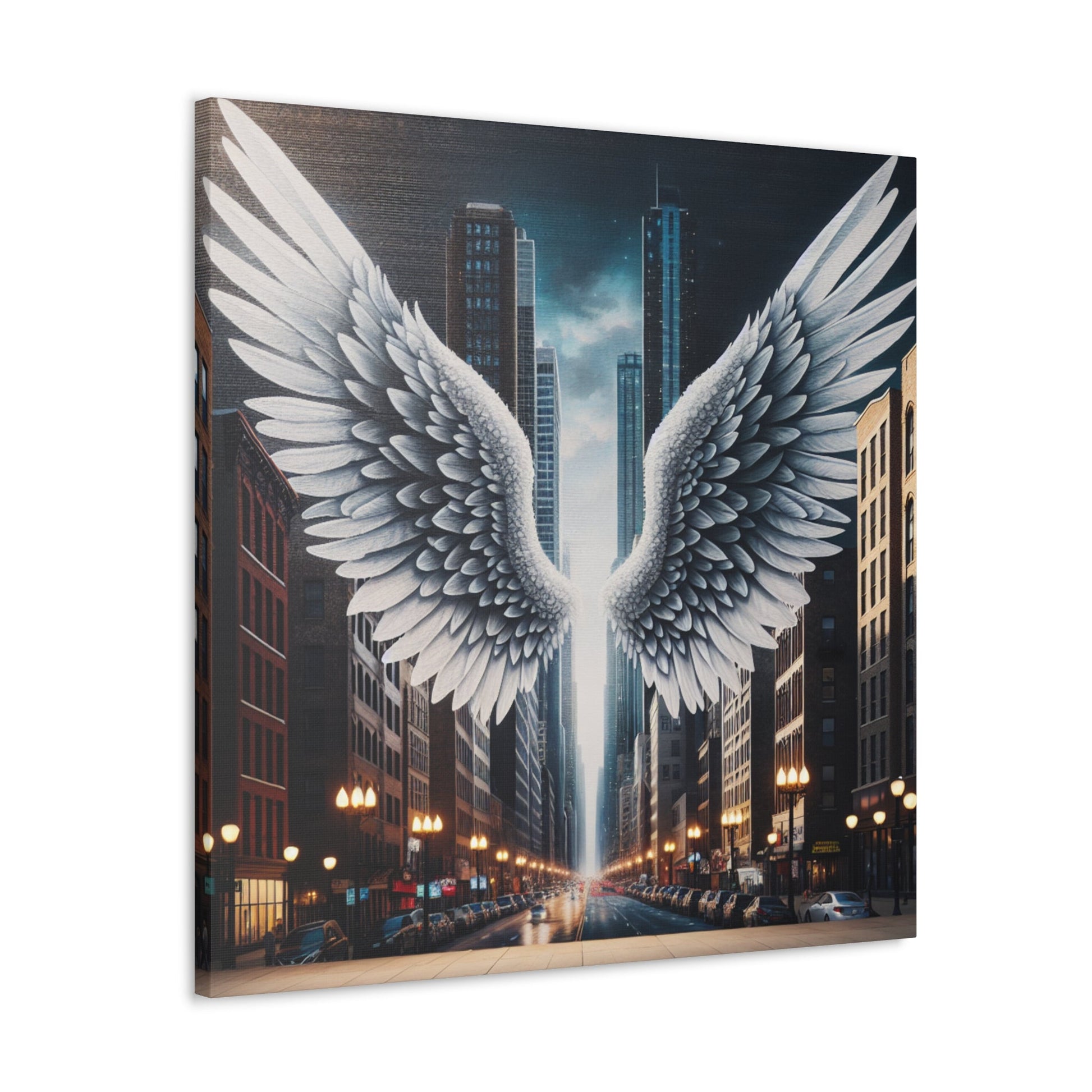 "Wings of Urban Enchantment" - Canvas - Authentic4Us