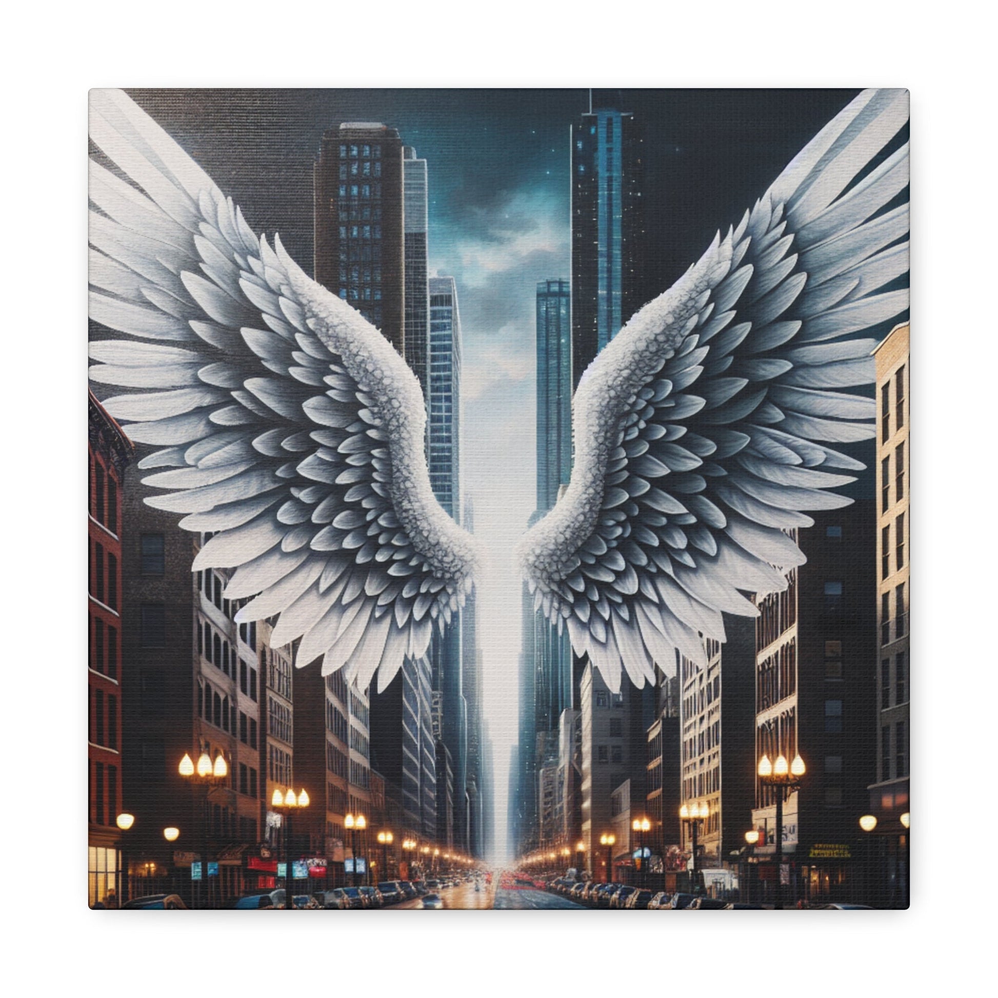 "Wings of Urban Enchantment" - Canvas - Authentic4Us