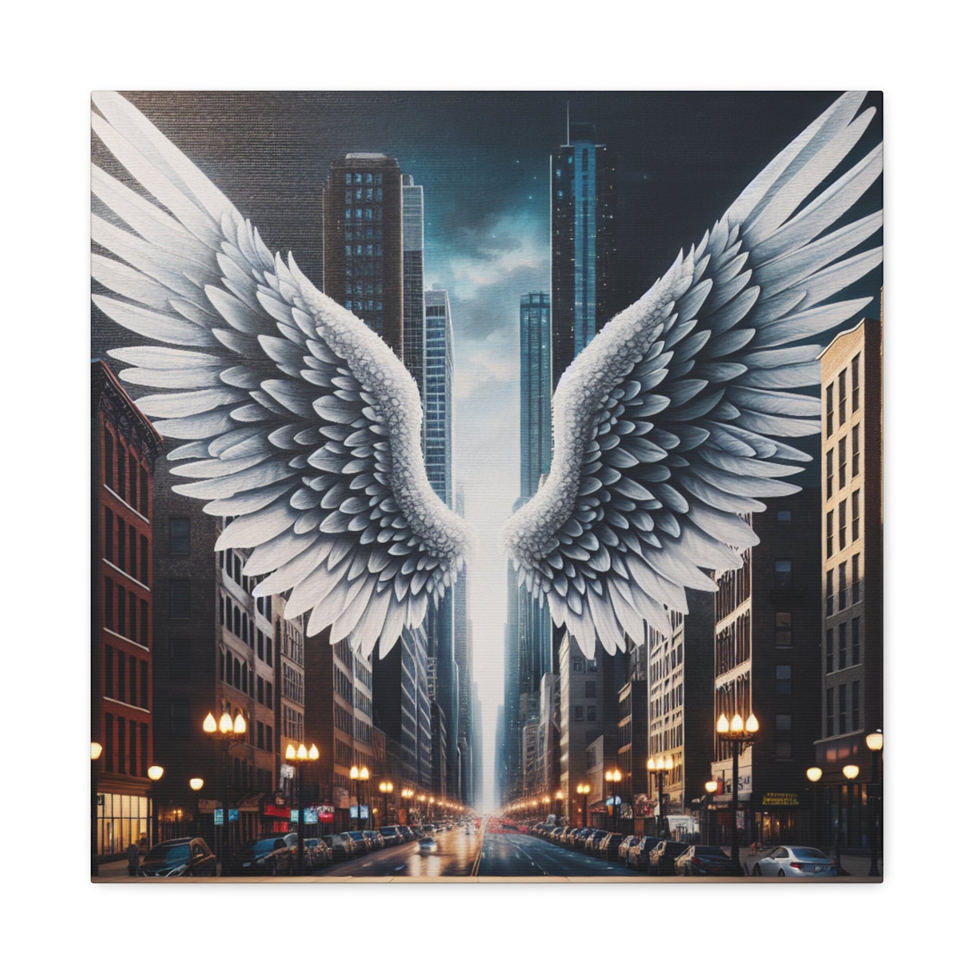 "Wings of Urban Enchantment" - Canvas - Authentic4Us