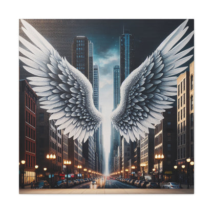 "Wings of Urban Enchantment" - Canvas - Authentic4Us