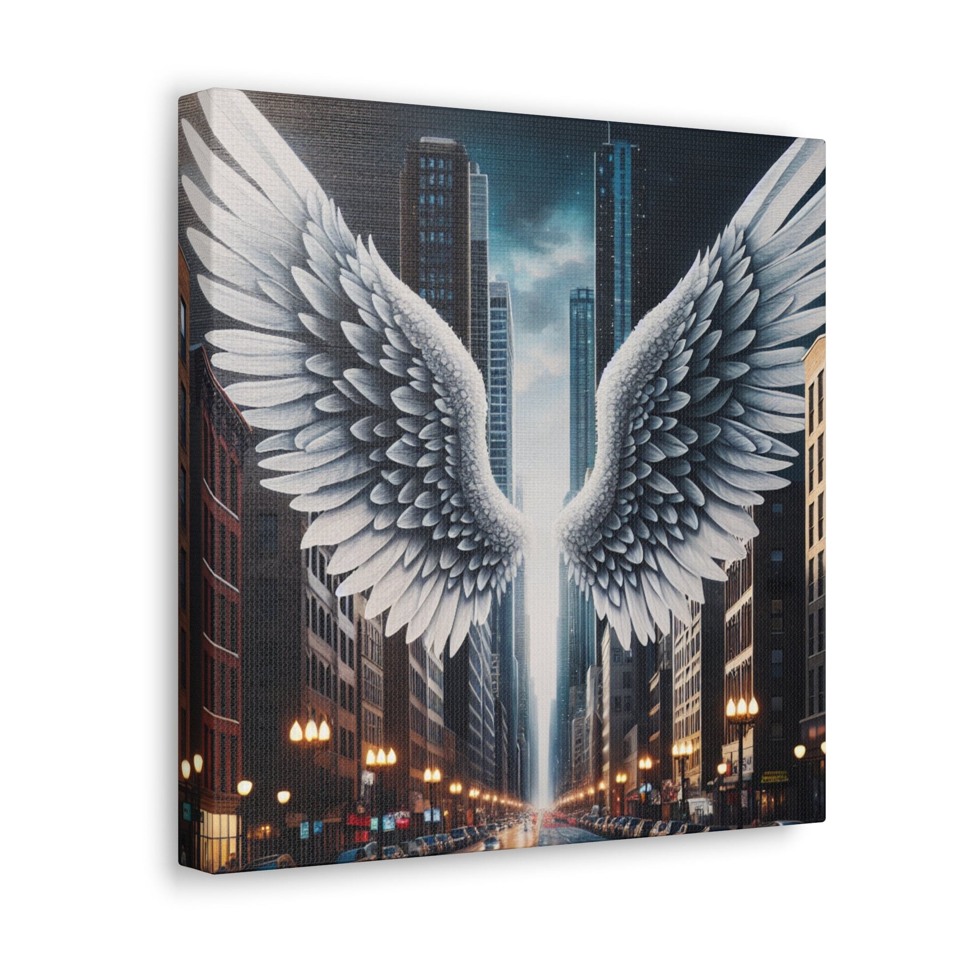 "Wings of Urban Enchantment" - Canvas - Authentic4Us